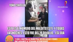 Toño Centella publicó video donde encara a su esposa por presunta infidelidad