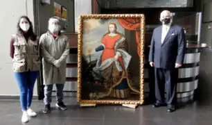 Ministerio de Cultura recuperó pintura virreinal sustraída de un convento del Cusco en 2009