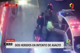San Luis: dos jóvenes resultan heridos de bala en intento de asalto