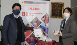 Covid-19: agencia coreana dona mascarillas a niños con discapacidad del Inabif