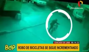 Cercado de Lima: cae banda que robaba bicicletas en centros comerciales