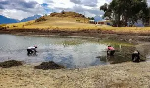 Áncash: unen esfuerzos para limpiar laguna de Willcacocha