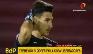 Copa Libertadores: el 'blooper' de Gonzalo Marinelli que se convirtió en la postal de la semana