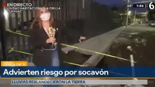 Camarógrafo cae a socavón durante transmisión en vivo y reportera gritó del susto
