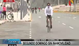 Chorrillos: Costa Verde llena de ciclistas en el segundo domingo de inamovilidad