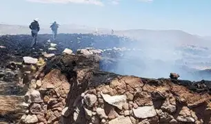 Incendio arrasa viviendas y varias hectáreas de pastizales en Puno