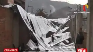 Cajamarca: Ciudadanos afectados piden ayuda tras torrencial lluvia acompañada de granizo