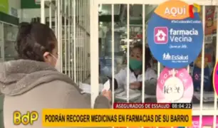 Farmacia vecina: más de 200 mil asegurados se benefician con programa de Essalud