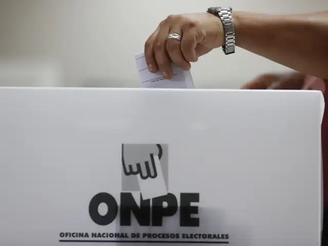 ONPE: elecciones generales 2021 serán 100% presenciales