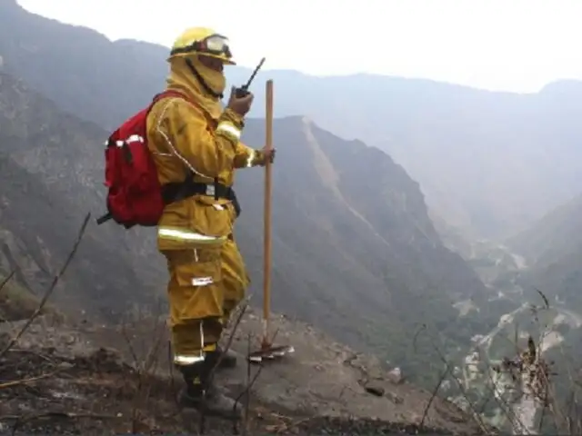 Machu Picchu: bomberos forestales están alertas ante eventual rebrote de incendio
