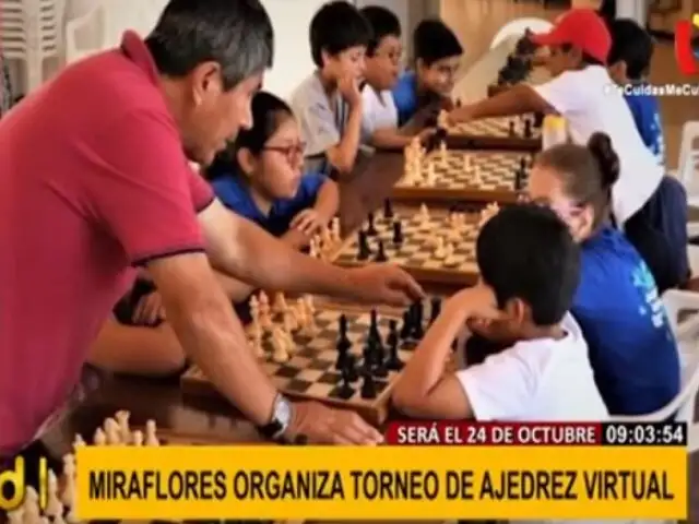 Miraflores se alista para primer torneo nacional de ajedrez virtual este sábado