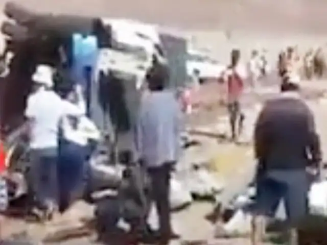 Nazca: sujetos se apoderaron de las latas de aceite de un camión despistado