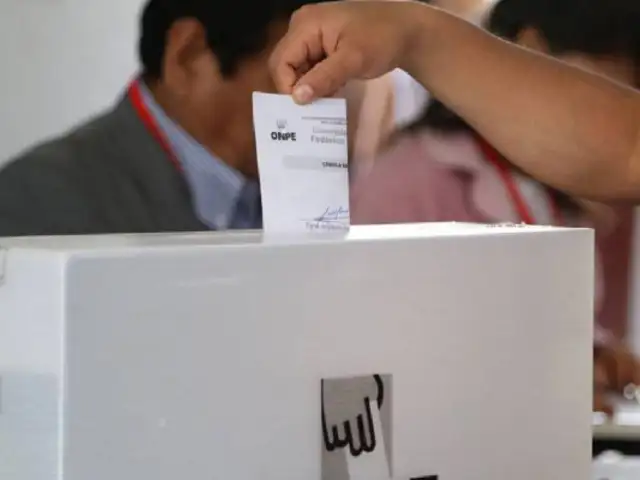 ONPE: no se utilizará el voto electrónico presencial en las elecciones del 2021