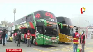 Yerbateros: Buses hacia el interior del país operarán al 100% de su capacidad