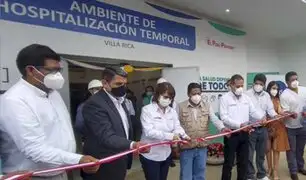 Región Pasco: ponen en funcionamiento hospital de Villa Rica para pacientes Covid-19