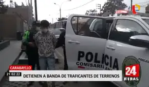 Carabayllo: detienen a banda de traficantes de terrenos