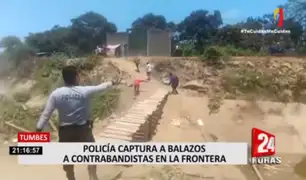 Tumbes: policía captura a balazos a contrabandistas en la frontera