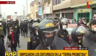 Santa Anita: se desatan disturbios por obras de 'Tierra Prometida'