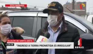 Santa Anita: alcalde negó oponerse a traslado de comerciantes a Tierra Prometida