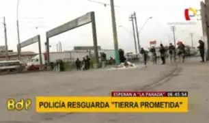 Santa Anita: fuerte presencia policial en exteriores de 'Tierra Prometida'