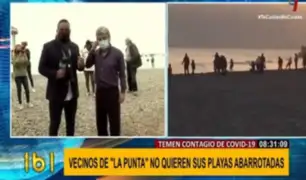 La Punta: alcalde pide cerrar playas ante peligro de contagio de COVID-19