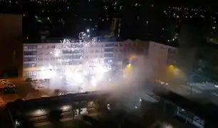 Comisaría fue atacada con fuegos artificiales por cerca de 40 sujetos en París