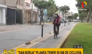 San Borja busca interconectarse con distritos vecinos mediante ciclovías