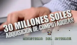 ¡Exclusivo! MININTER gastó S/ 30 millones en compras de computadoras