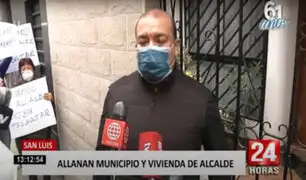 San Luis: por presuntas compras irregulares allanan municipio y vivienda de alcalde