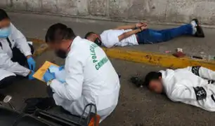 Arequipa: tras intensa persecución capturan a dos extranjeros que asaltaban en moto