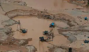 Madre de Dios: destruyen campamento y maquinaria utilizada en la minería ilegal