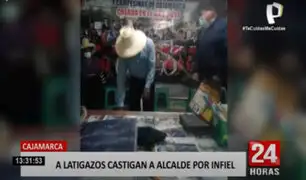 Cajamarca: ronderos castigan a alcalde por ser infiel a su esposa