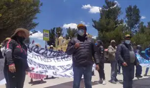 Puno: pobladores protestan por construcción de planta de tratamiento de residuos