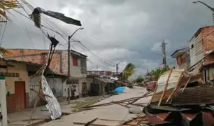 Fuertes vientos causaron daños de consideración en varias viviendas de Iquitos