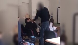 Profesor abofeteó a alumno por no usar mascarilla en salón de clases