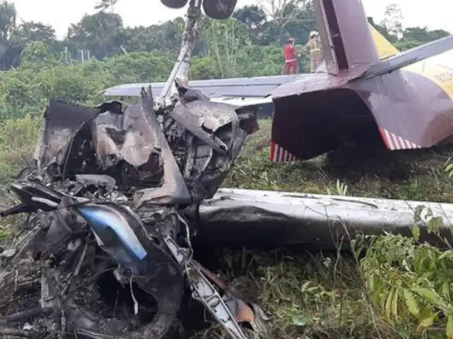Iquitos: reportan 4 heridos tras aterrizaje forzoso de avión de carga