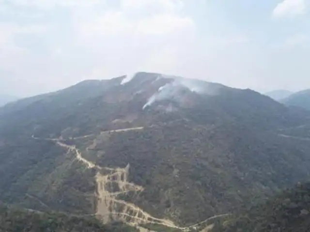 Incendios forestales: logran sofocar puntos activos de fuego en el Parque Nacional Huascarán