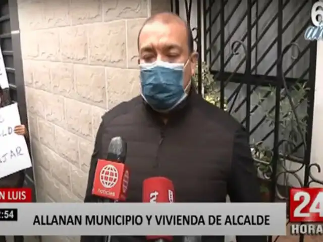 San Luis: por presuntas compras irregulares allanan municipio y vivienda de alcalde