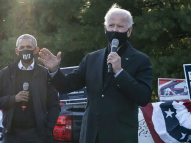 Joe Biden realiza mitin de campaña con Barack Obama