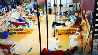 Máquina de oxígeno se incendió al lado de un paciente COVID-19