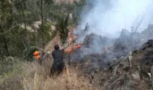 Dos incendios forestales golpean a Áncash en las últimas 24 horas