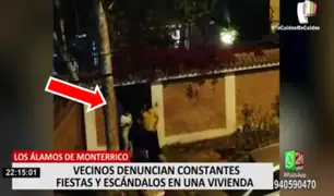 Monterrico: vecinos denuncian constantes fiestas y escándalos en una vivienda