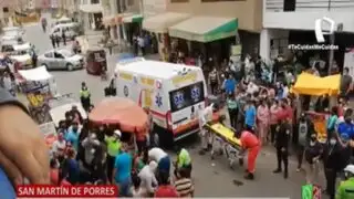 SMP: Prestamistas “gota a gota” dejan tres heridos en mercado Virgen de Fátima