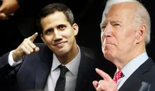 Juan Guaidó espera el apoyo de Biden para "liberar" a Venezuela
