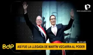 Así fue la llegada de Martín Vizcarra al Poder Ejecutivo
