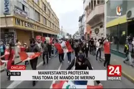 Día 2: Marchas y protestas se intensificaron en el interior del país contra vacancia presidencial