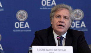 Secretario general de la OEA saluda designación de Francisco Sagasti Hochhausler