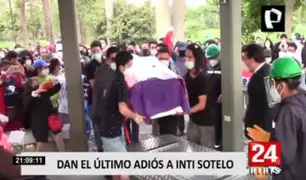 Inti Sotelo: familiares y amigos dan último adiós a joven que falleció en protestas