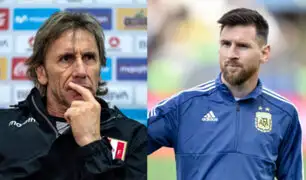 Perú vs. Argentina: Gareca descarta que se realice una marca personal a Lionel Messi