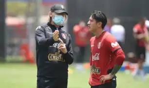 Técnico Ricardo Gareca dirigió entrenamiento a pocas horas del Perú vs. Argentina